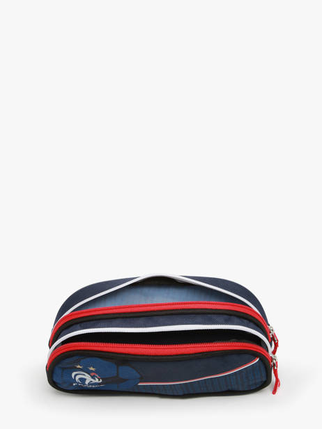 2-compartment Pouch Federat. france football Blue fff 23CX207D other view 1