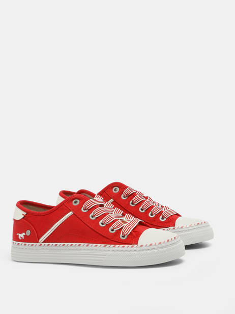 Sneakers  Mustang Rouge accessoires 1376303 vue secondaire 3