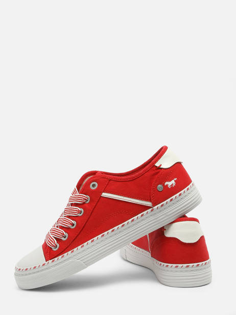 Sneakers  Mustang Rouge accessoires 1376303 vue secondaire 4