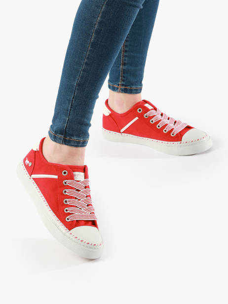 Sneakers  Mustang Rouge accessoires 1376303 vue secondaire 2