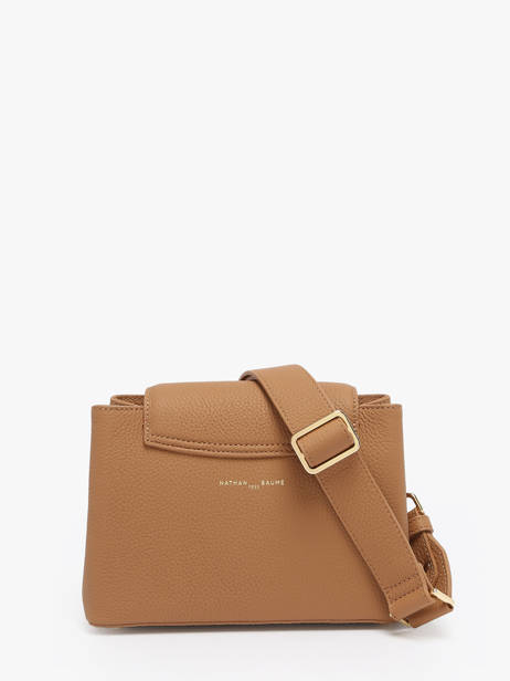Sac Bandoulière Poppy Cuir Nathan baume Marron eden 2 vue secondaire 4