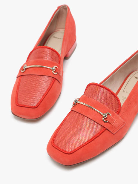 Mocassins En Cuir Tamaris Orange accessoires 42 vue secondaire 1