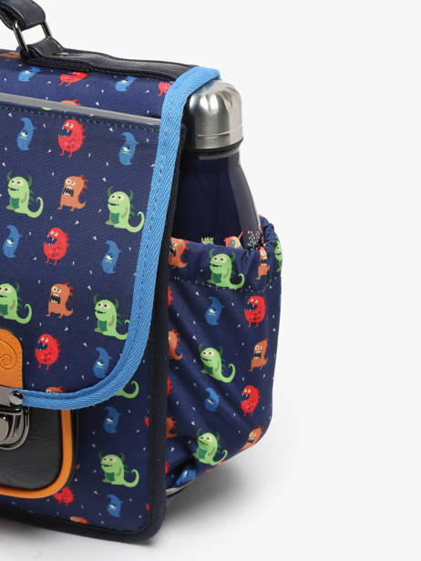 Satchel For Kids 2 Compartments Cameleon Multicolor retro CA35 other view 5