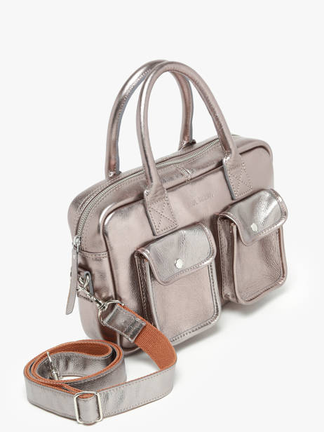 Crossbody Bag Vintage Leather Paul marius Gray vintage LEDANDYS other view 2