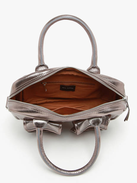 Crossbody Bag Vintage Leather Paul marius Gray vintage LEDANDYS other view 3