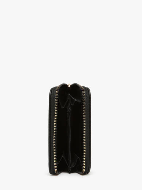 Coin Purse With Card Holder Miniprix Black grained 78SM2631 other view 1