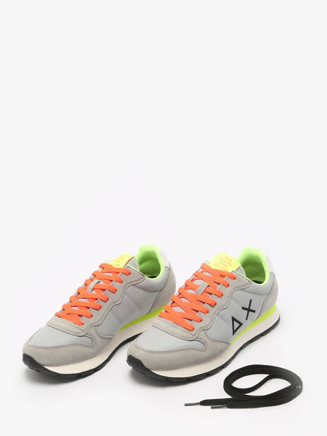Sneakers Tom Fluo Sun68 Gris men Z35102 vue secondaire 2