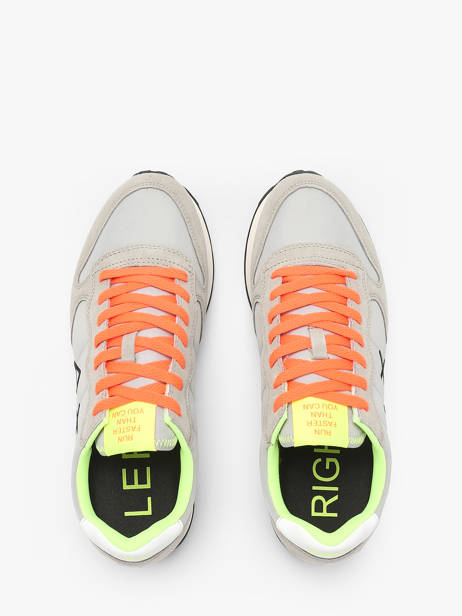 Sneakers Tom Fluo Sun68 Gris men Z35102 vue secondaire 4