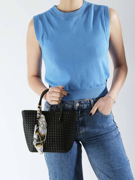 Ccrossbody Satchel Braided Miniprix Black braided 1 other view 1