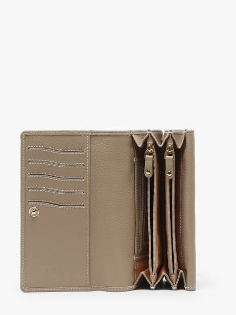 Leather Caviar Wallet Crinkles Beige caviar 14001 other view 1