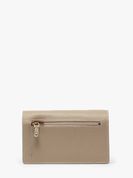 Leather Caviar Wallet Crinkles Beige caviar 14001 other view 3