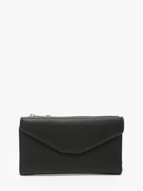Wallet With Coin Purse Miniprix Black grained 78COK872