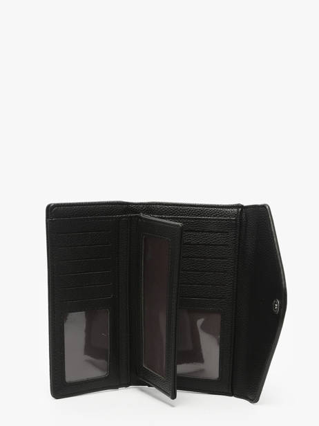 Wallet With Coin Purse Miniprix Black grained 78COK872 other view 1