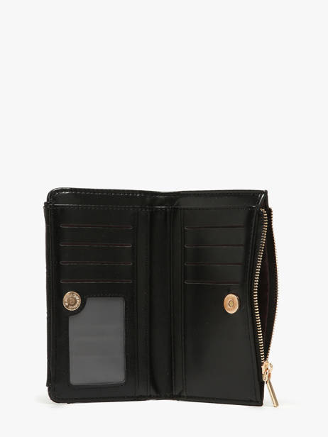 Coin Purse With Card Holder Miniprix Black button 78SM2672 other view 1