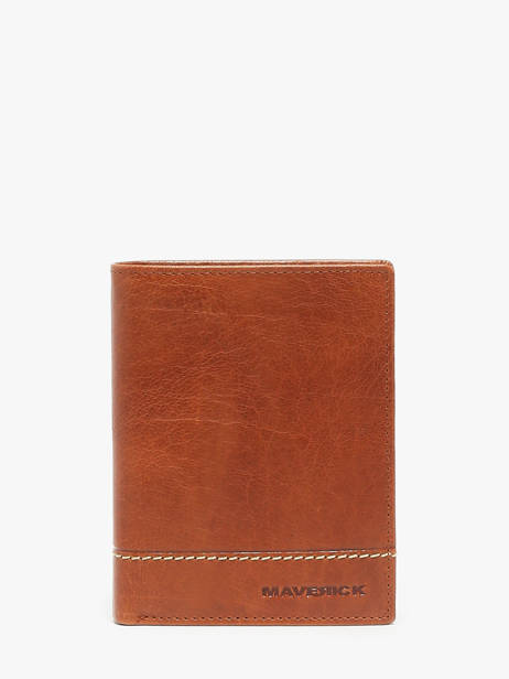 Wallet With Coin Purse Leather Maverick Brown rough gear MAVRG032