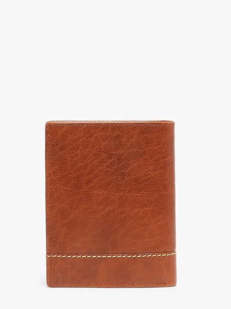 Wallet With Coin Purse Leather Maverick Brown rough gear MAVRG032 other view 2