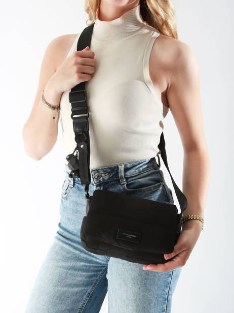 Shoulder Bag Plum David jones Black plum CM7476 other view 1