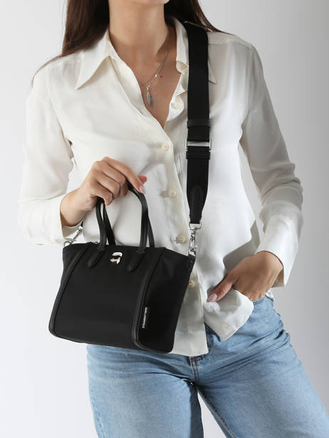 Handbag K Ikon Nylon Karl lagerfeld Black k ikon A3W30118 other view 1