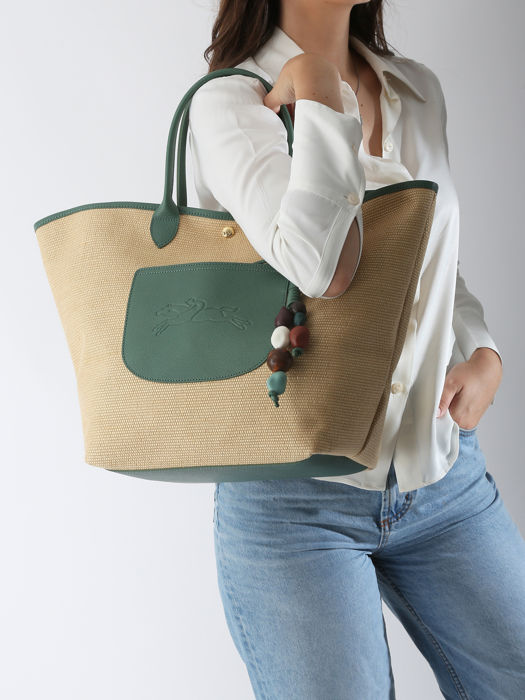 Longchamp Le panier pliage perles Hobo bag Green