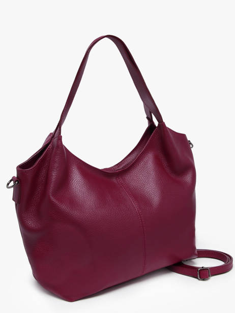 Sac Porté épaule Caviar Cuir Milano Rouge caviar CA25061 vue secondaire 1