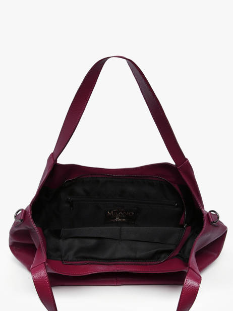 Sac Porté épaule Caviar Cuir Milano Rouge caviar CA25061 vue secondaire 2