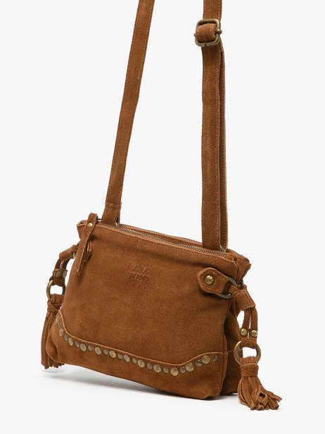 Sac Bandoulière Houston Cuir Basilic pepper Marron houston BHOU82 vue secondaire 1