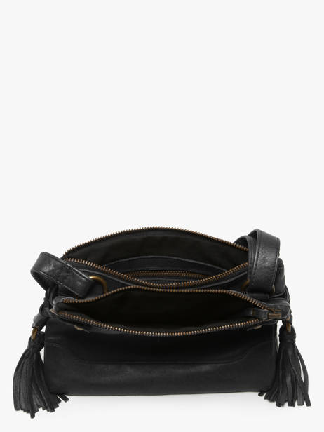 Sac Bandoulière Cow Cuir Basilic pepper Noir cow BCOW82 vue secondaire 2