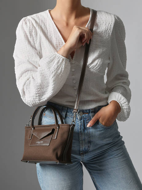 Shoulder Bag Canvas Kba Lancaster Brown canvas kba 49 other view 1