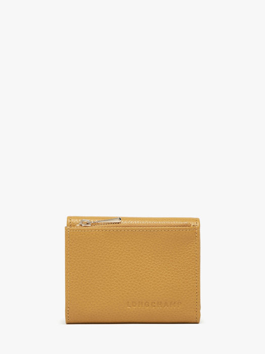 Longchamp Le foulonné Wallet Yellow
