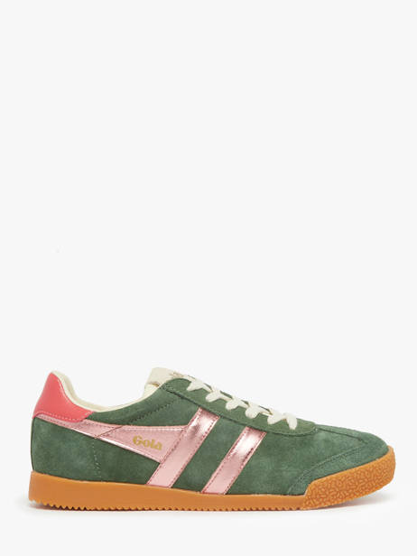 Sneakers Elan Glitz En Cuir Gola Vert women CLB790