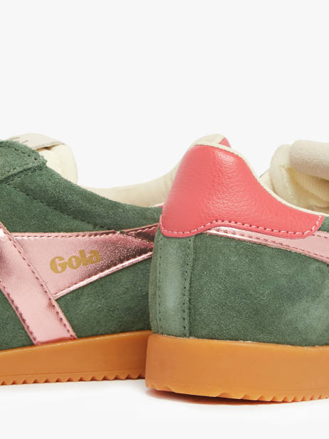 Sneakers Elan Glitz En Cuir Gola Vert women CLB790 vue secondaire 2