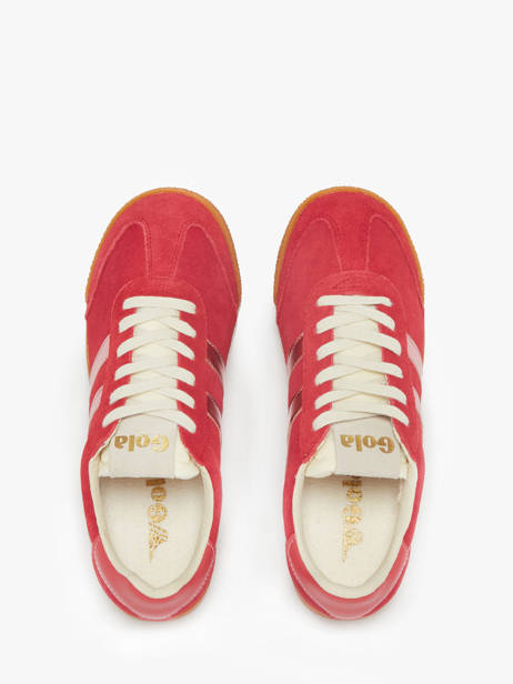 Sneakers Elan Glitz In Leather Gola Red women CLB790 other view 4