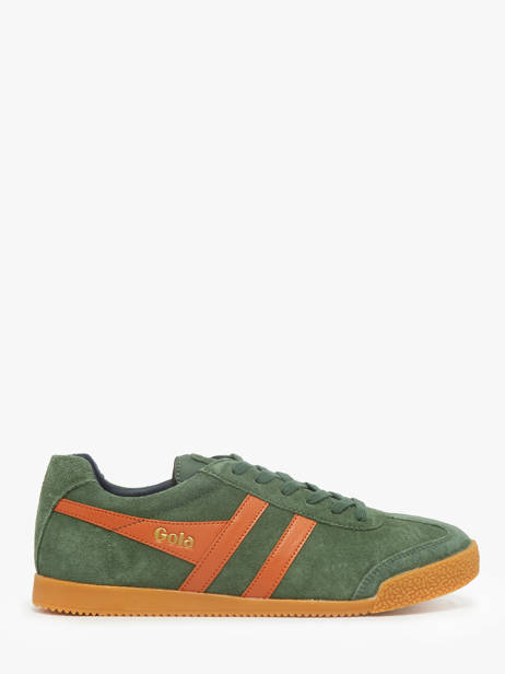 Sneakers Harrier In Leather Gola Green men CMA192