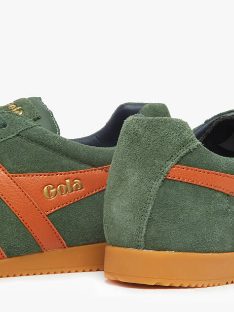 Sneakers Harrier In Leather Gola Green men CMA192 other view 3
