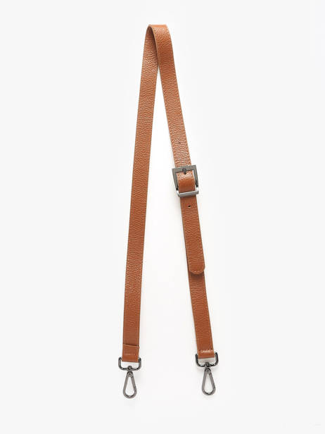 Leather Caviar Shoulder Strap Milano Brown caviar CA250610