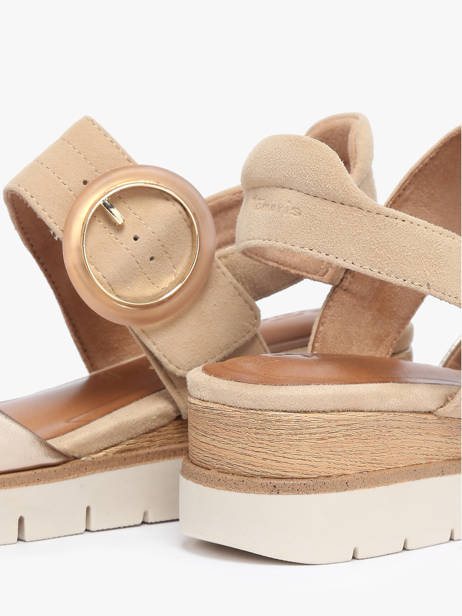 Sandals In Leather Tamaris Multicolor women 42 other view 2