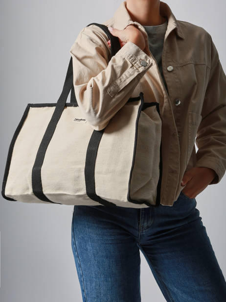 Shoulder Bag Jute Burlap Hindbag Beige jute JU other view 1