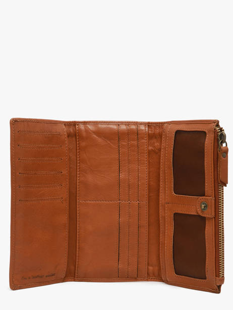 Leather Heritage Wallet Biba Brown heritage POR4L other view 1