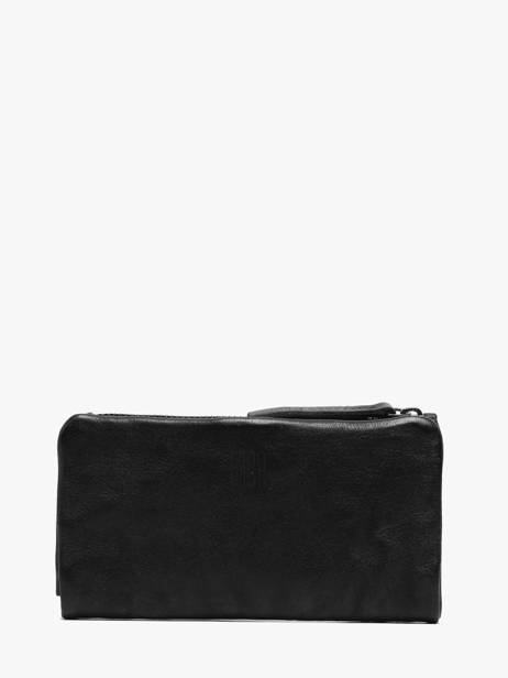 Wallet Leather Biba Black heritage DON4L other view 2