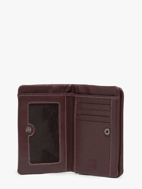 Wallet Leather Biba Violet wallet SFM4L other view 1