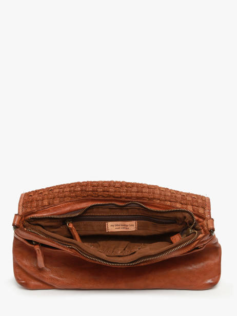 Sac Bandoulière Heritage Cuir Biba Marron heritage KAB8L vue secondaire 3