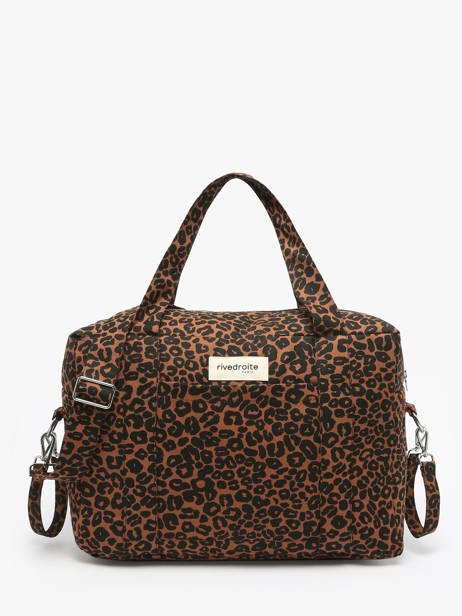 Sac Porté épaule Darcy Coton Recyclé Rivedroite Bleu wild tribe DARCYWIL