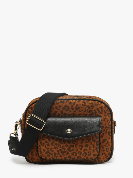 Shoulder Bag Leonie Hexagona Brown leonie 5120198