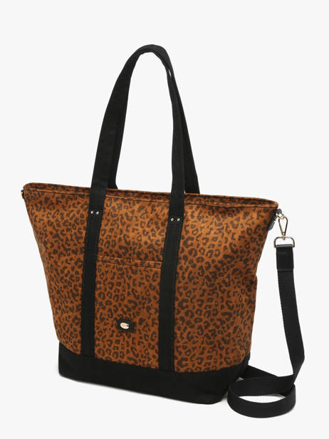 Sac Porté épaule Leonie Polyester Hexagona Marron leonie 5120195 vue secondaire 2