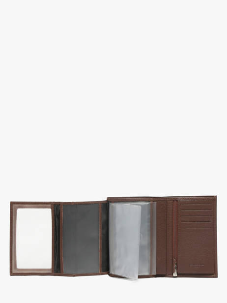 Wallet Leather Hexagona Brown confort 461009 other view 2