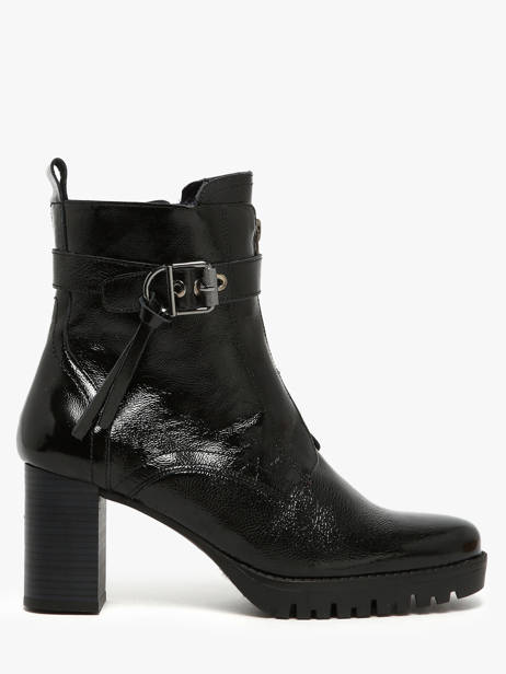 Heeled Boots Evie In Leather Dorking Black women D9163