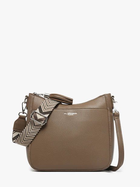 Shoulder Bag Grained Miniprix Brown grained F8575