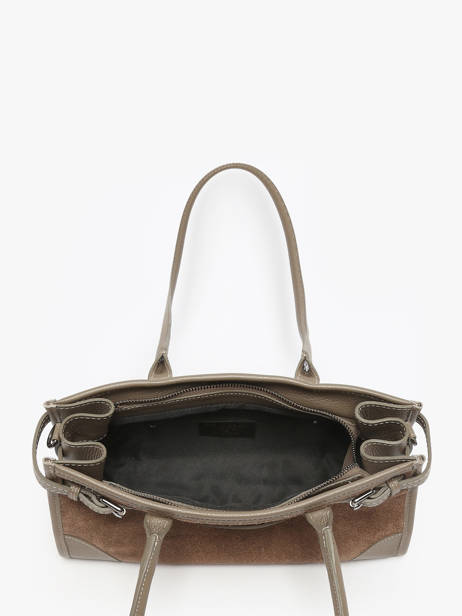 Sac Porté épaule Velvet Caviar Milano Marron velvet caviar VC25062 vue secondaire 3