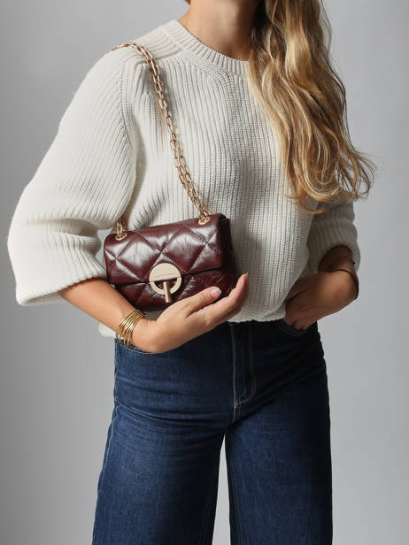 Sac Nano Moon En Cuir Vanessa bruno Marron moon 84V40326 vue secondaire 1