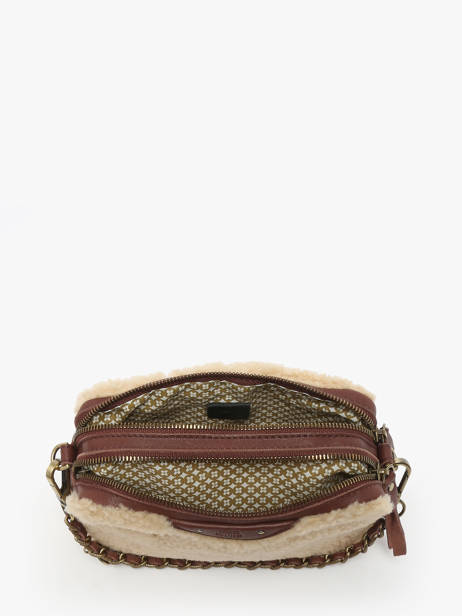 Crossbody Bag Vintage Leather Mila louise Beige vintage 23673XTC other view 2